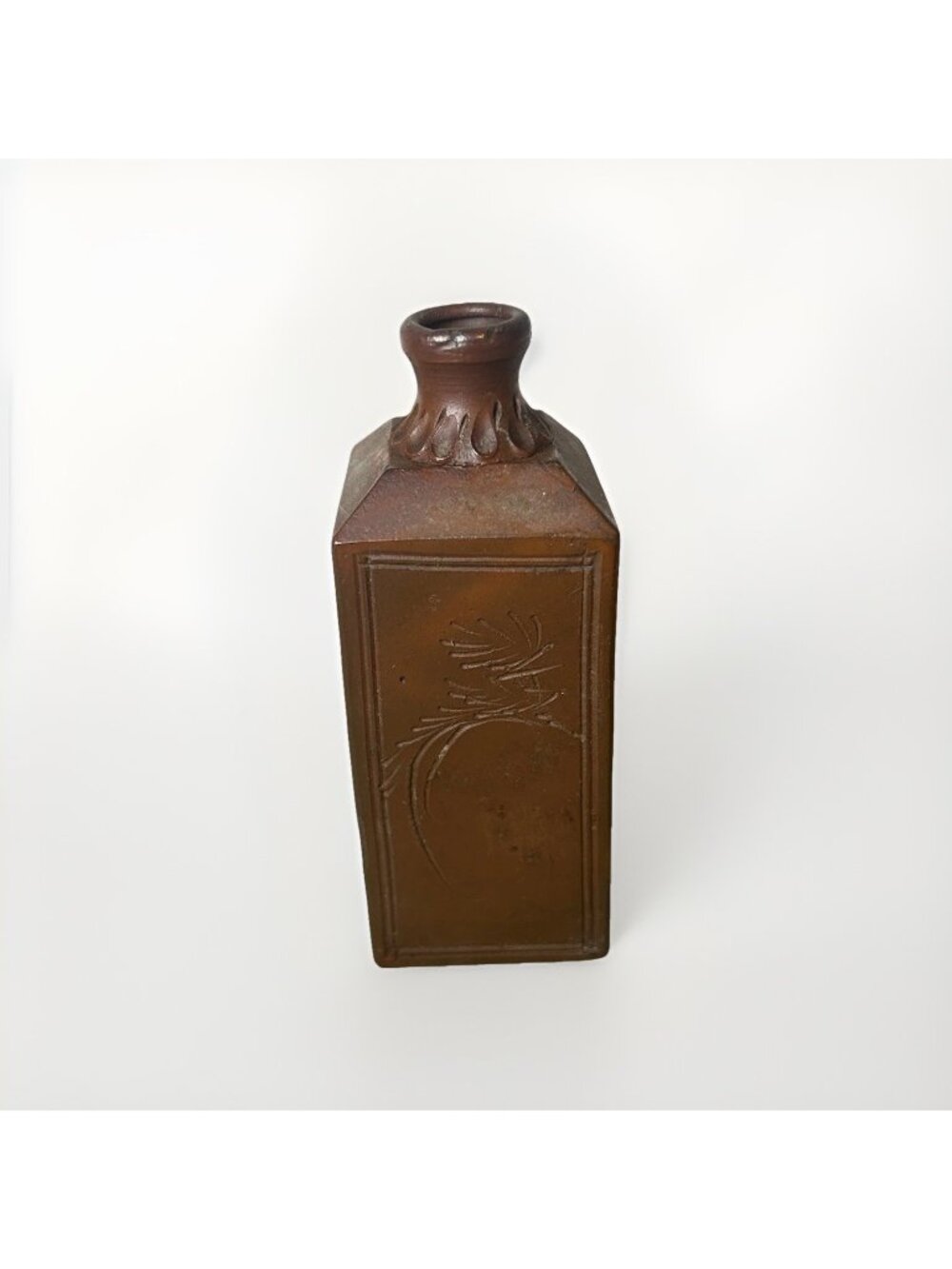 Sake Bottle Bizen Ware Tokkuri Drinking Vessel Japanese Pottery Vase Vintage Art